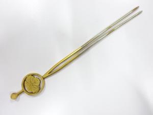 アンティーク　彫金　簪